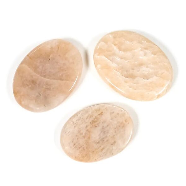 Moonstone worry stone