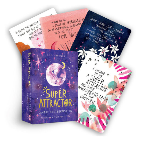 a picture of the super attractor oracle cards at river holistic