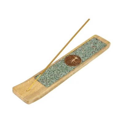 Amazonite Tree of Life incense holder