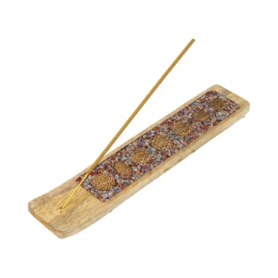 7 Chakra gemstone incense holder